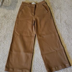 Everlane Wide Legged Pants Brown in Size 2